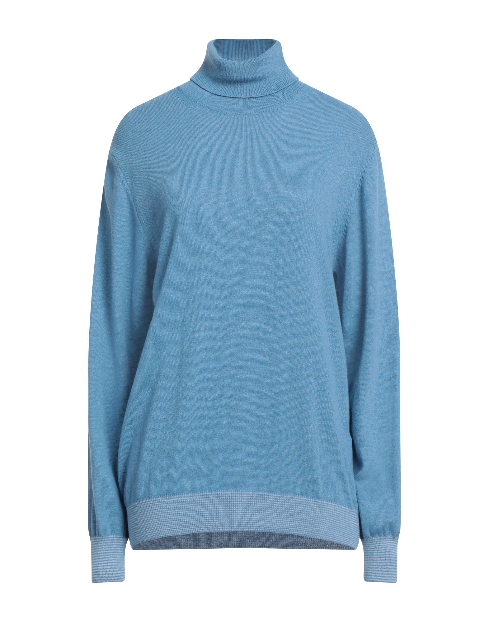 BERNA Rollkragenpullover Herren Hellblau von BERNA