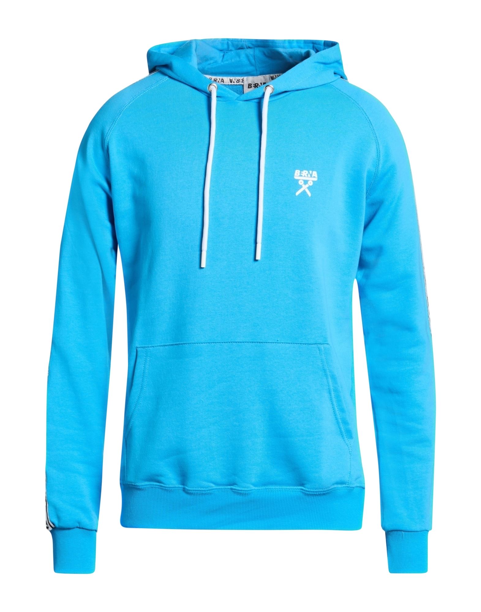 BERNA Sweatshirt Herren Azurblau von BERNA