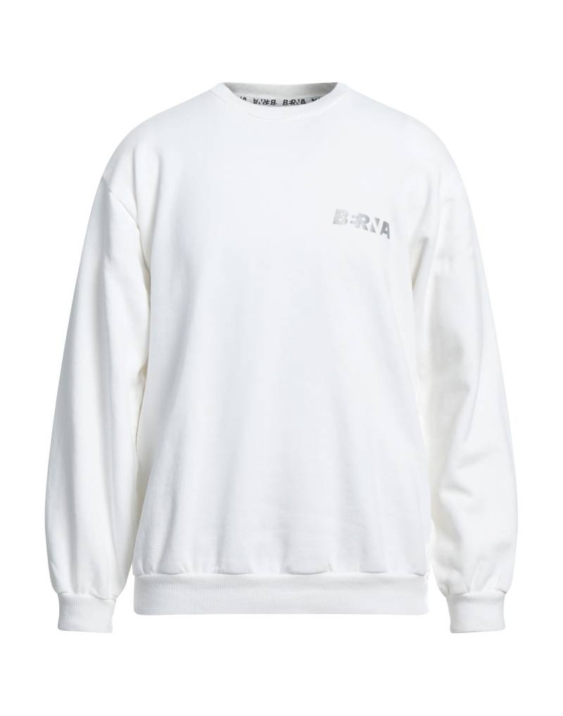 BERNA Sweatshirt Herren Off white von BERNA