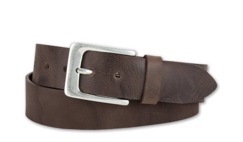 BERND GÖTZ Ledergürtel Ledergürtel aus Büffelleder mit silberner Dornschließe von BERND GÖTZ