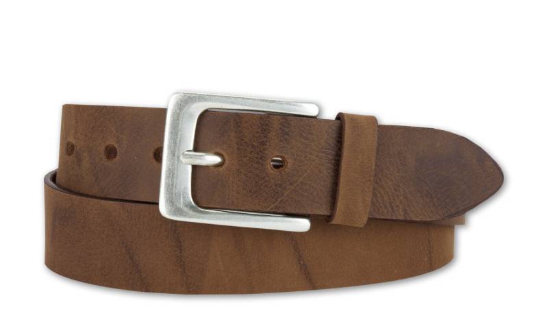 BERND GÖTZ Ledergürtel Ledergürtel aus Büffelleder mit silberner Dornschließe von BERND GÖTZ