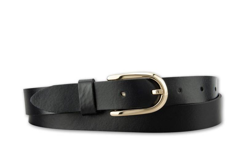 BERND GÖTZ Ledergürtel Ledergürtel im schmalen Stil mit Goldschließe von BERND GÖTZ