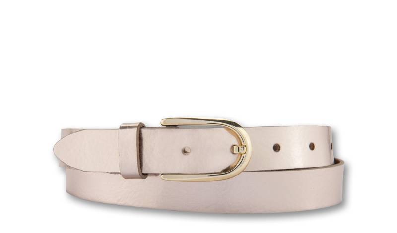 BERND GÖTZ Ledergürtel Ledergürtel im schmalen Stil mit Goldschließe von BERND GÖTZ