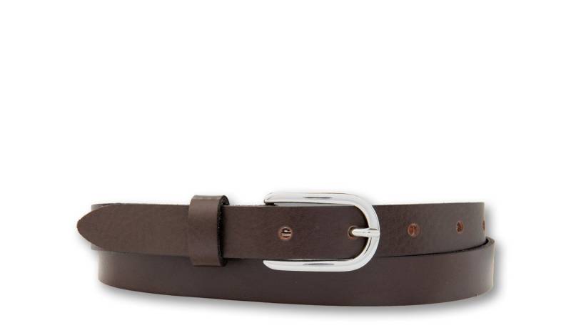 BERND GÖTZ Ledergürtel Ledergürtel im schmalen Stil mit Schließe in Hufeisenform von BERND GÖTZ