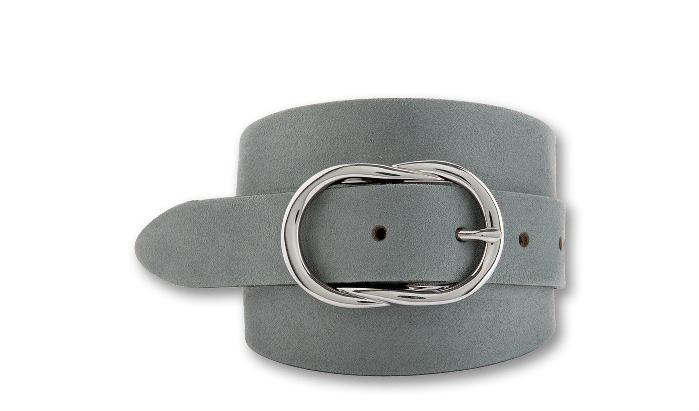 BERND GÖTZ Ledergürtel Ledergürtel in samtigem Velours mit Designschließe von BERND GÖTZ