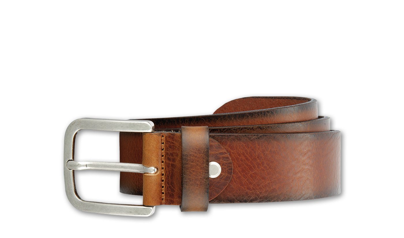 BERND GÖTZ Ledergürtel Ledergürtel mit Airbrushkante von BERND GÖTZ