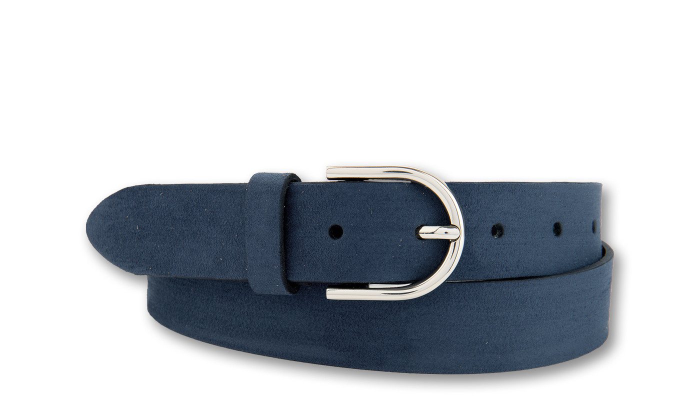 BERND GÖTZ Ledergürtel Ledergürtel mit Velours und Designschließe von BERND GÖTZ