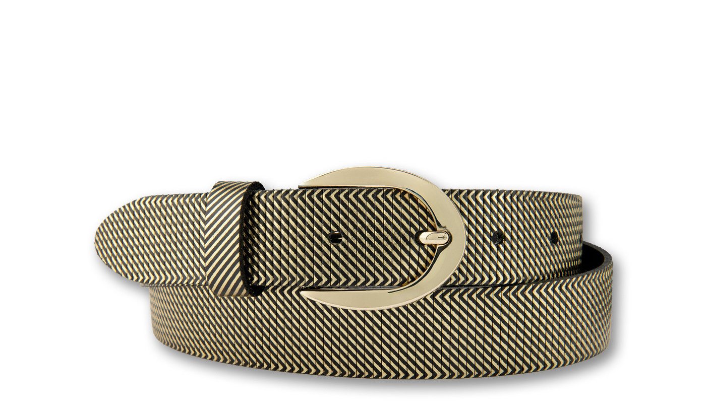 BERND GÖTZ Ledergürtel Ledergürtel mit edel strukturierter Oberfläche von BERND GÖTZ