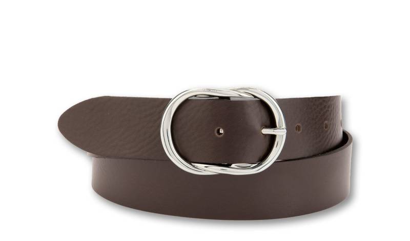 BERND GÖTZ Ledergürtel Ledergürtel mit effektvoll geschlungener Ovalschließe von BERND GÖTZ