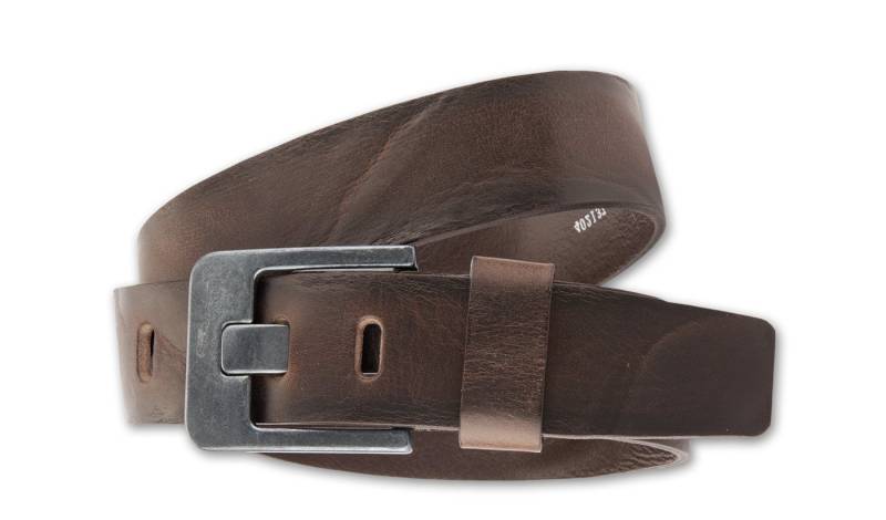 BERND GÖTZ Ledergürtel Ledergürtel mit markanter dunkler Designschließe von BERND GÖTZ