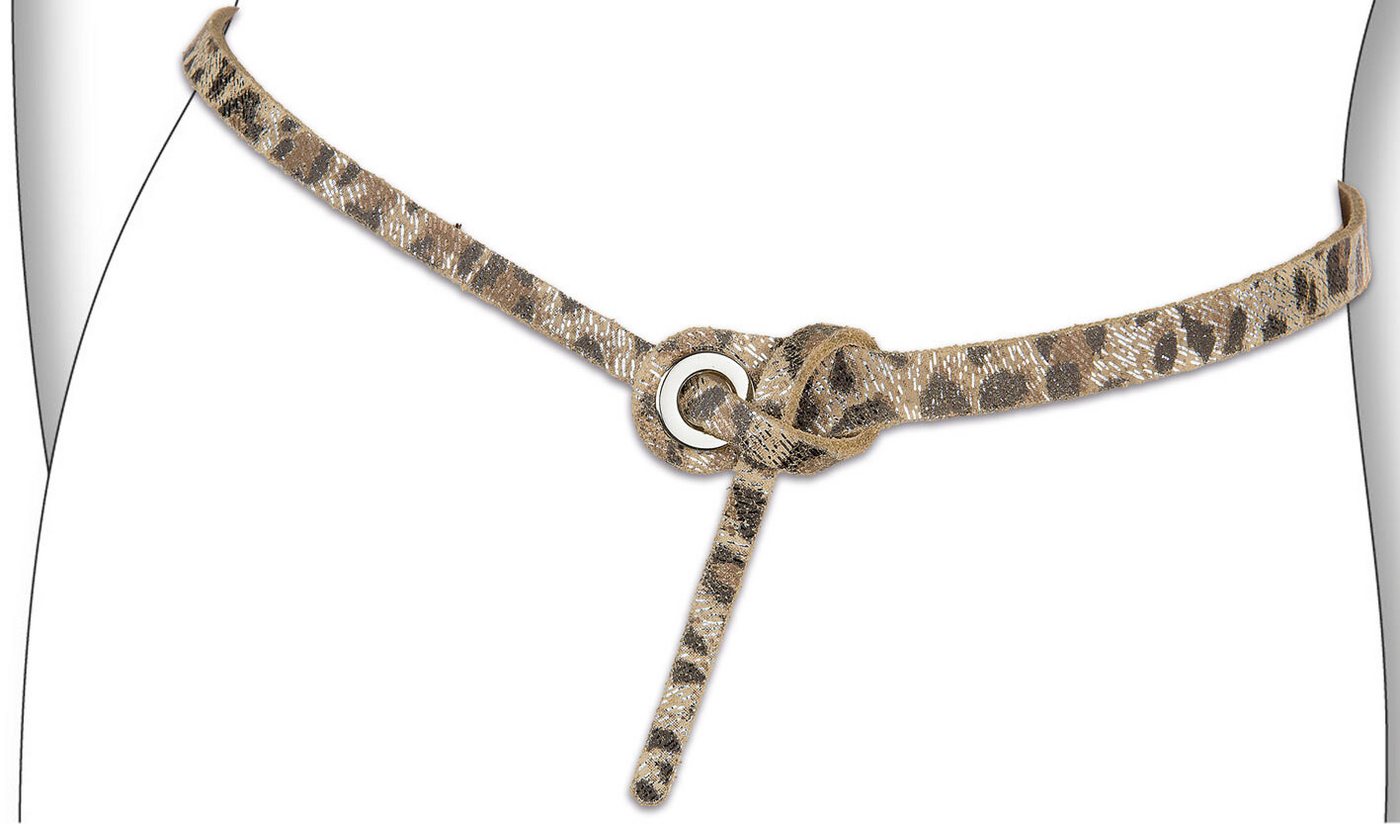 BERND GÖTZ Ledergürtel Ledergürtel mit schnallenloser Schlaufenbindung von BERND GÖTZ