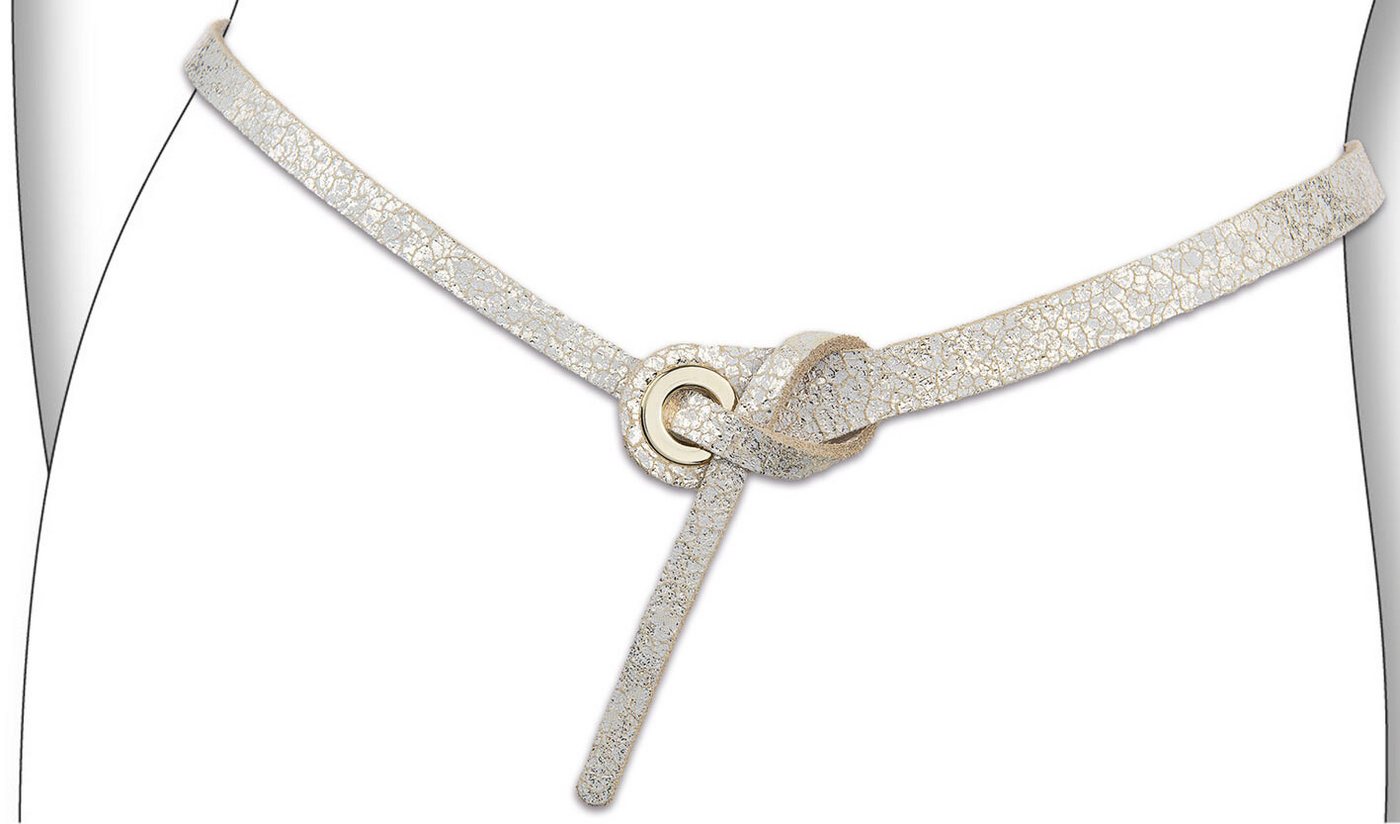 BERND GÖTZ Ledergürtel Ledergürtel mit schnallenloser Schlaufenbindung von BERND GÖTZ