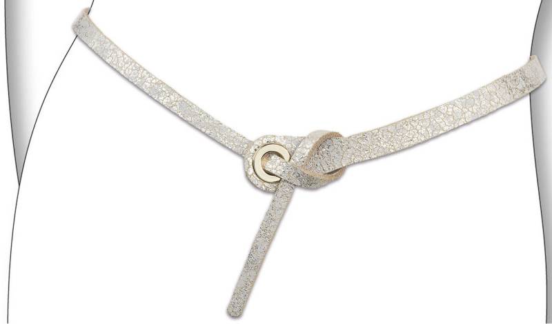 BERND GÖTZ Ledergürtel Ledergürtel mit schnallenloser Schlaufenbindung von BERND GÖTZ