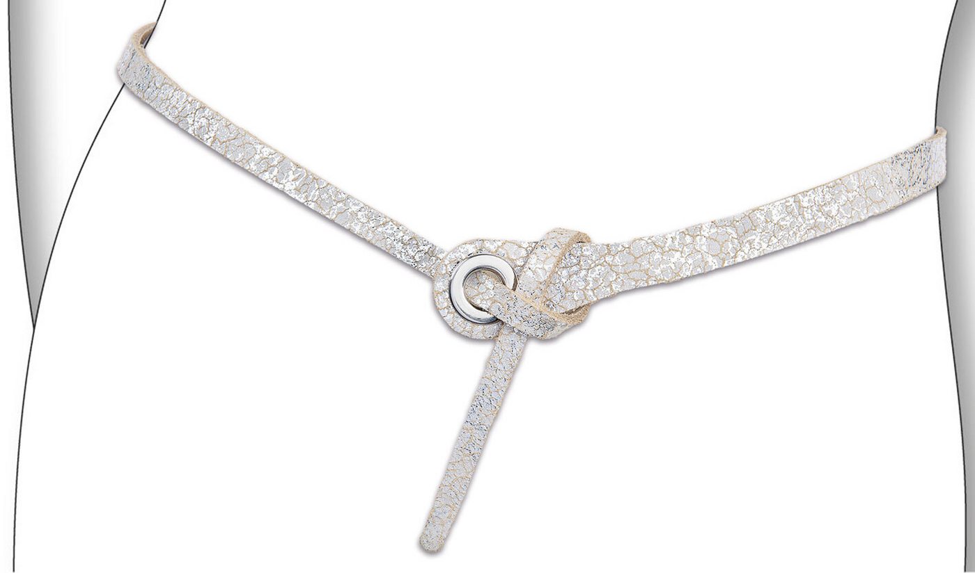 BERND GÖTZ Ledergürtel Ledergürtel mit schnallenloser Schlaufenbindung von BERND GÖTZ