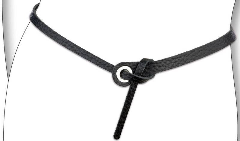 BERND GÖTZ Ledergürtel Ledergürtel mit schnallenloser Schlaufenbindung von BERND GÖTZ