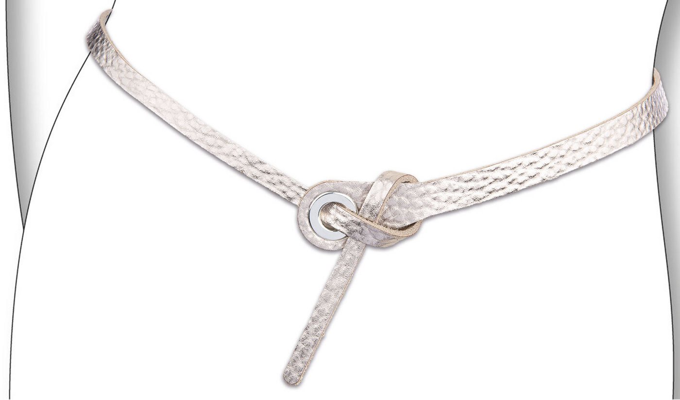 BERND GÖTZ Ledergürtel Ledergürtel mit schnallenloser Schlaufenbindung von BERND GÖTZ