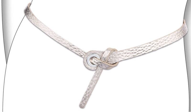 BERND GÖTZ Ledergürtel Ledergürtel mit schnallenloser Schlaufenbindung von BERND GÖTZ