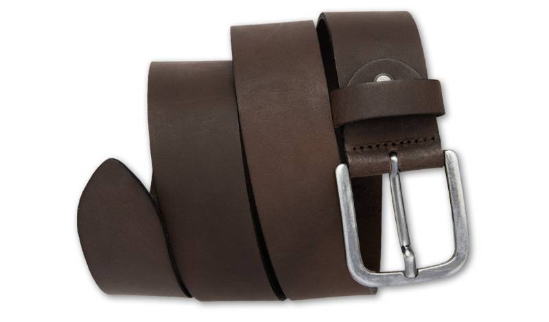 BERND GÖTZ Ledergürtel Ledergürtel mit silberfarbener Schließe von BERND GÖTZ