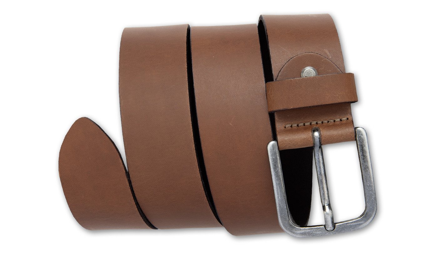 BERND GÖTZ Ledergürtel Ledergürtel mit silberfarbener Schließe von BERND GÖTZ