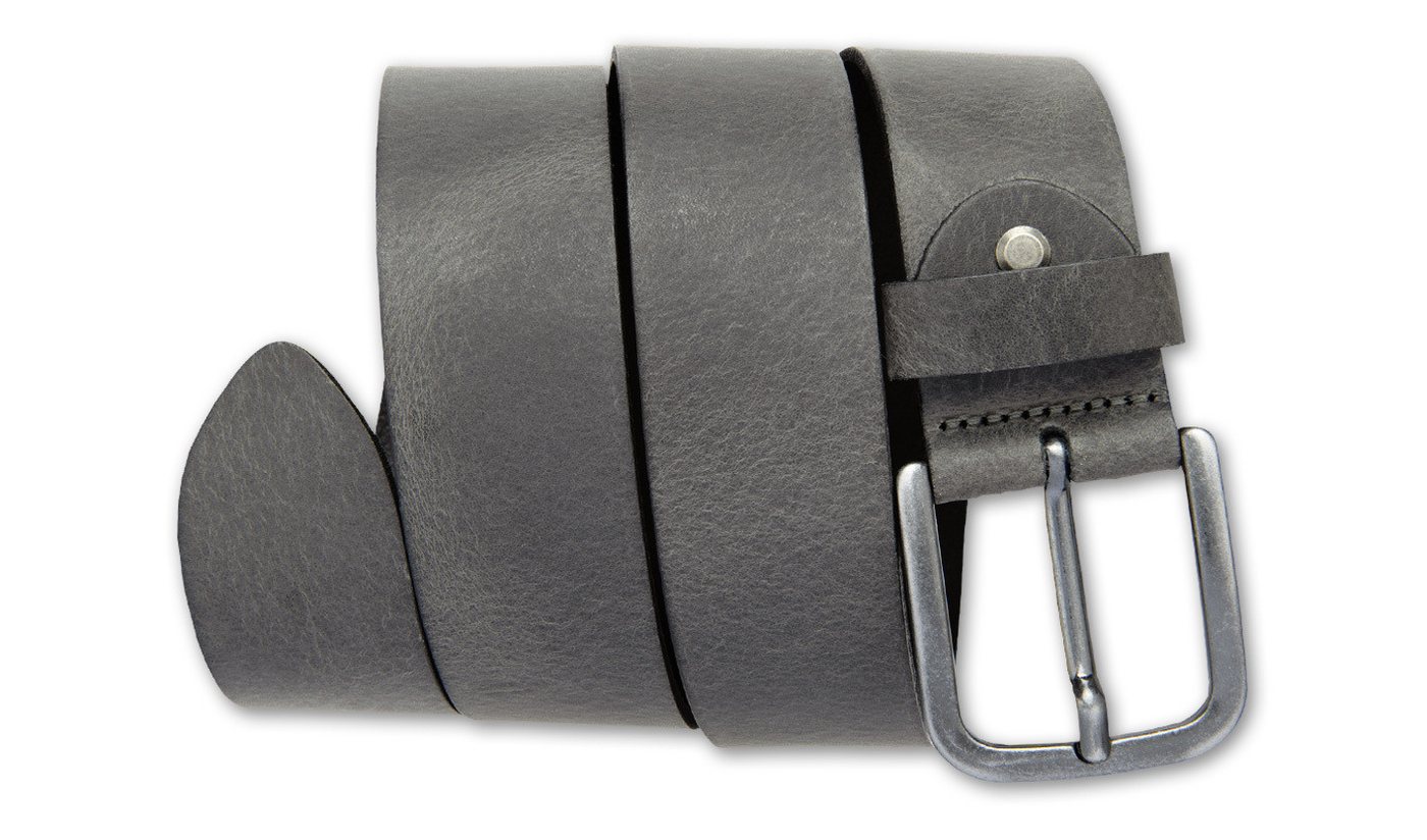 BERND GÖTZ Ledergürtel Ledergürtel mit silberfarbener Schließe von BERND GÖTZ