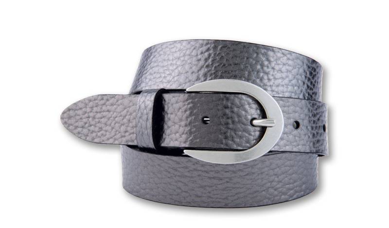 BERND GÖTZ Ledergürtel Ledergürtel mit silberner Schließe von BERND GÖTZ