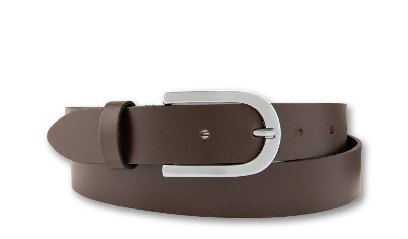 BERND GÖTZ Ledergürtel Ledergürtel mit stilvoller Schließe in Hufeisenform von BERND GÖTZ