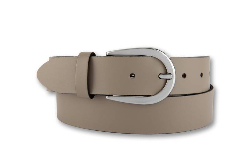 BERND GÖTZ Ledergürtel mit silberfarbener Schließe von BERND GÖTZ