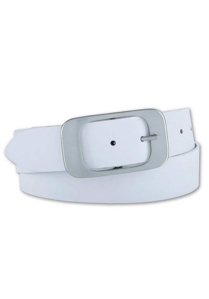 BERND GÖTZ Ledergürtel mit ovaler Schließe von BERND GÖTZ