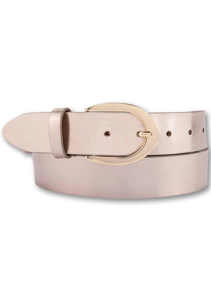 BERND GÖTZ Ledergürtel mit goldener Schließe von BERND GÖTZ