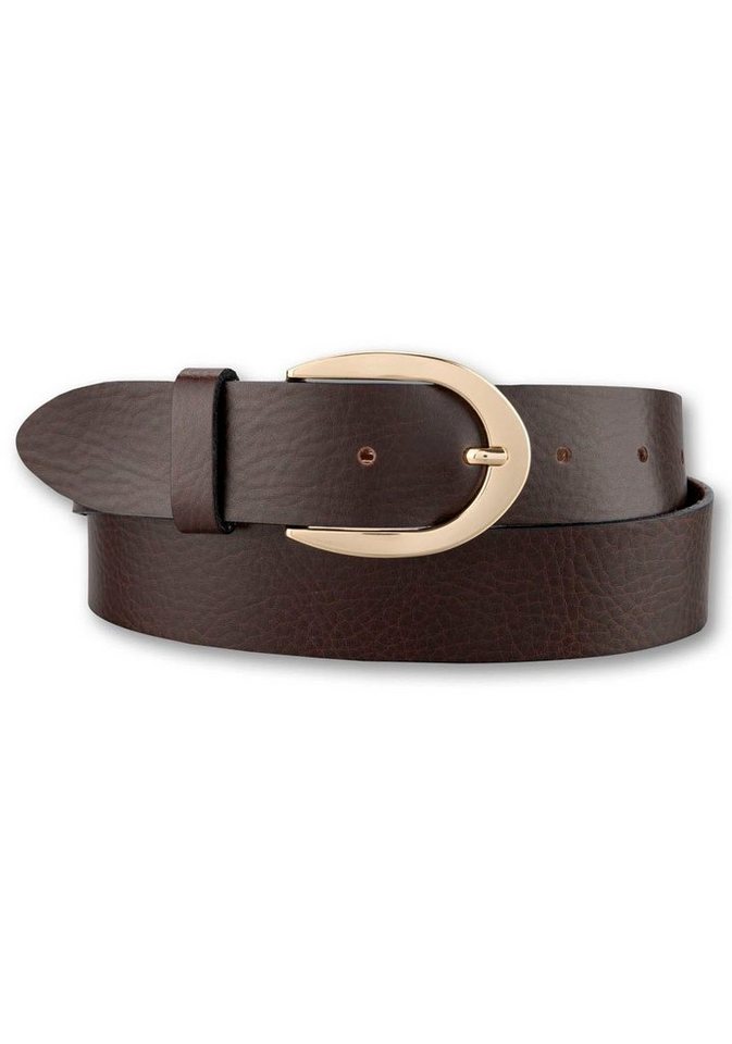 BERND GÖTZ Ledergürtel mit goldener Schließe von BERND GÖTZ