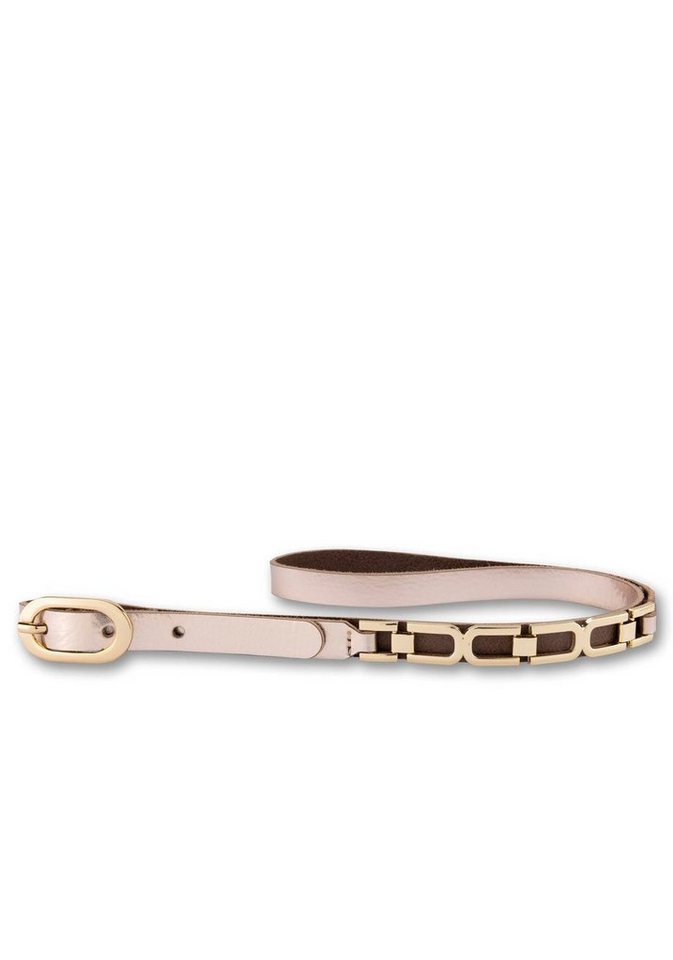 BERND GÖTZ Ledergürtel mit stylischer Goldkettenapplikation BERND GÖTZ Ledergürtel mit stylischer Goldkettenapplikation von BERND GÖTZ