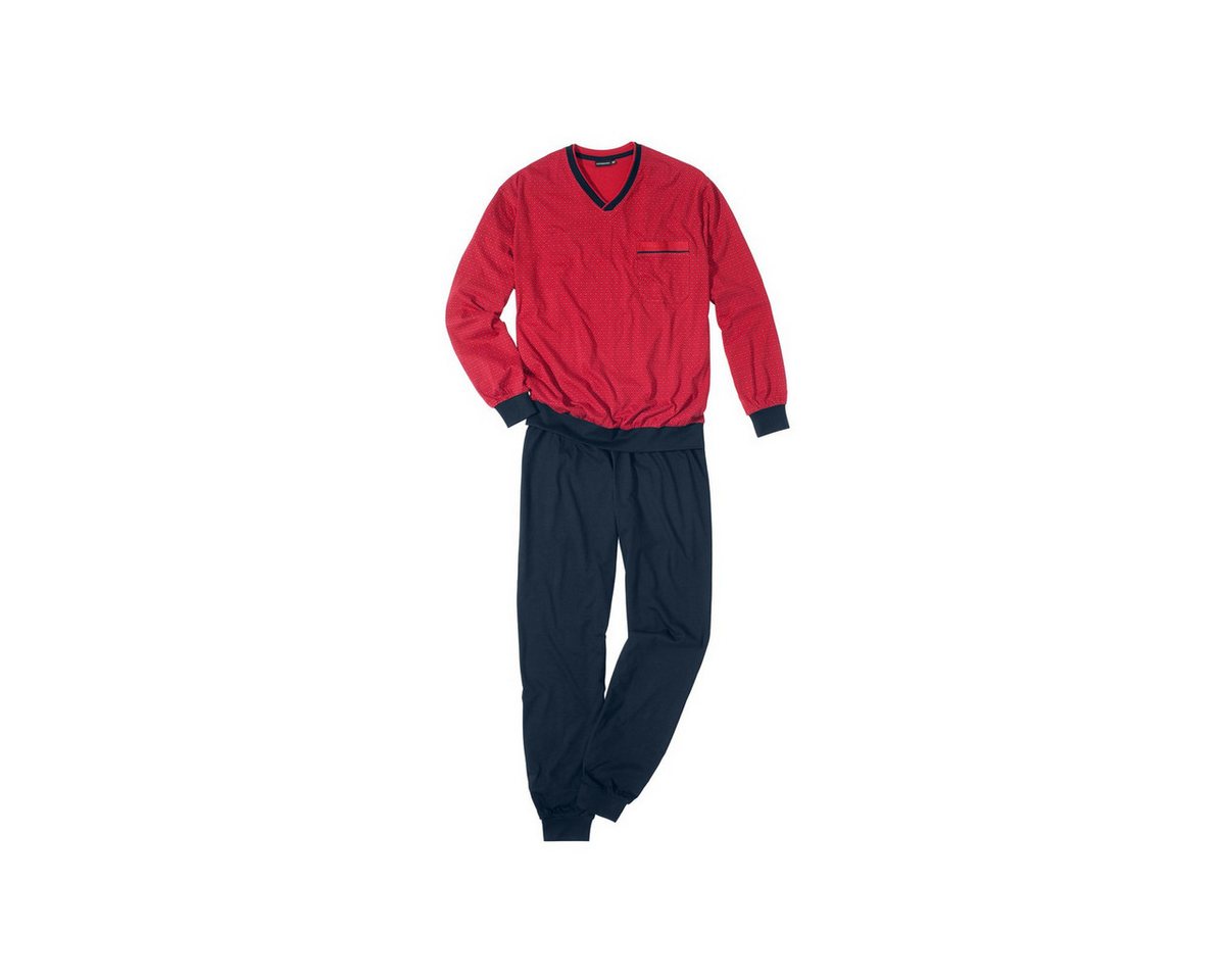 BERND GÖTZ Pyjama Herren Pyjama lang für Herren in chilipepp (1 tlg) von BERND GÖTZ