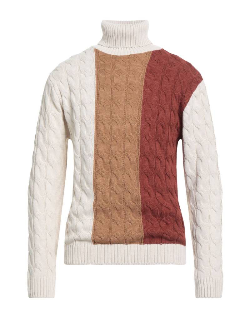 BERNESE Milano Rollkragenpullover Herren Elfenbein von BERNESE Milano