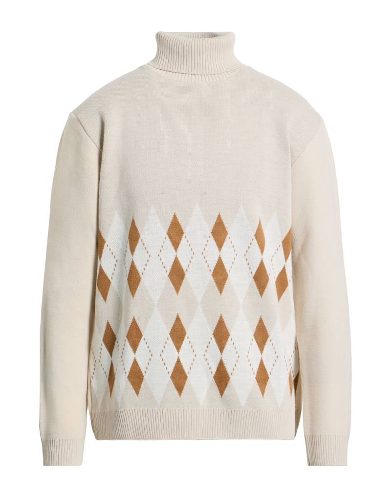 BERNESE Milano Rollkragenpullover Herren Hellgrau von BERNESE Milano