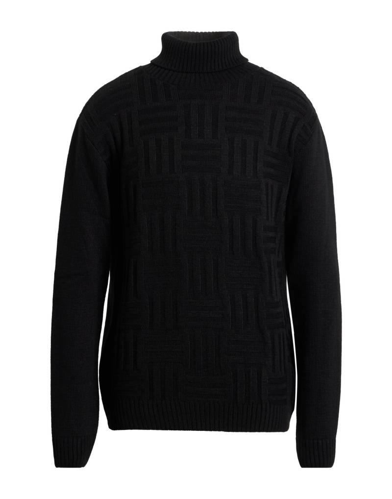 BERNESE Milano Rollkragenpullover Herren Schwarz von BERNESE Milano