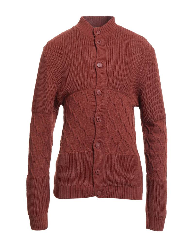 BERNESE Milano Strickjacke Herren Ziegelrot von BERNESE Milano