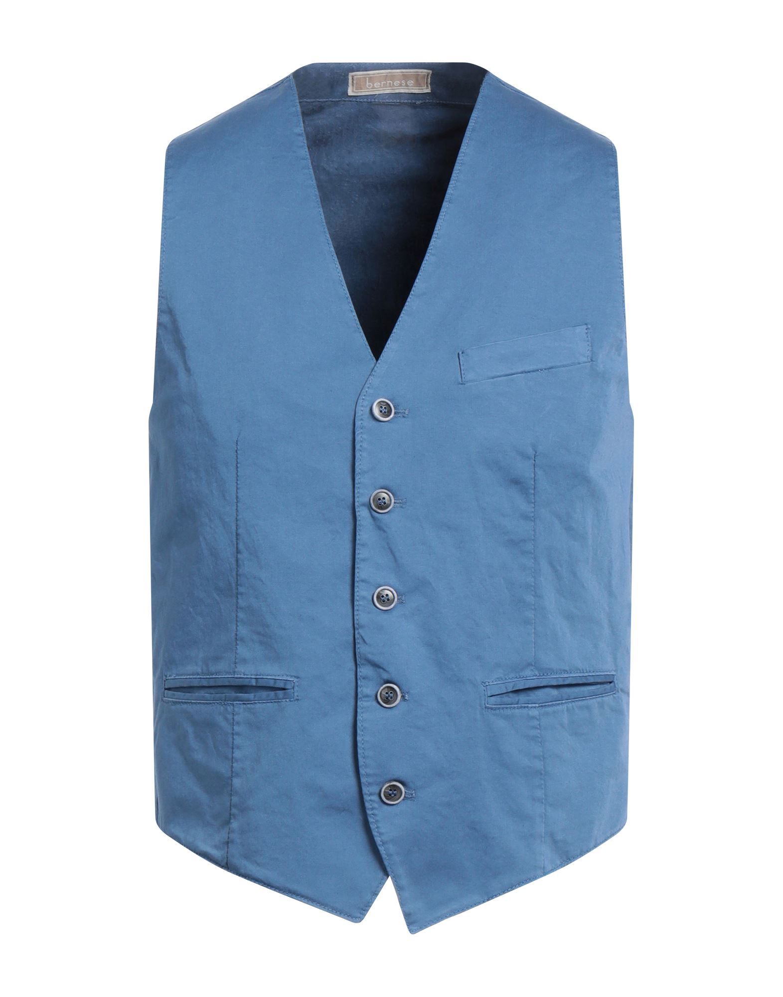 BERNESE Milano Couture-weste Herren Taubenblau von BERNESE Milano