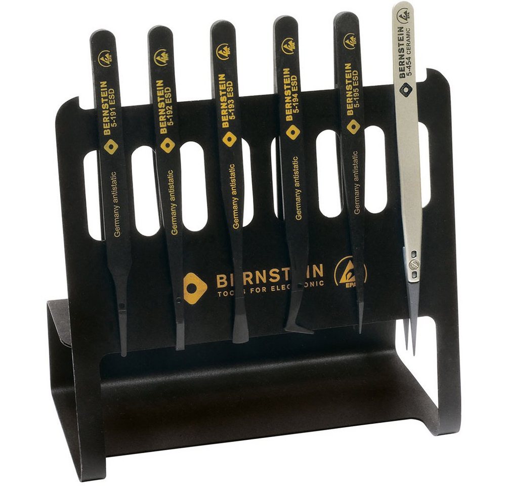 BERNSTEIN TOOLS FOR ELECTRONICS Pinzette Bernstein Tools for Electronics 5-190 V Pinzetten-Set 6teilig BERNSTEIN TOOLS FOR ELECTRONICS Pinzette Bernstein Tools for Electronics 5-190 V Pinzetten-Set 6teilig von BERNSTEIN TOOLS FOR ELECTRONICS