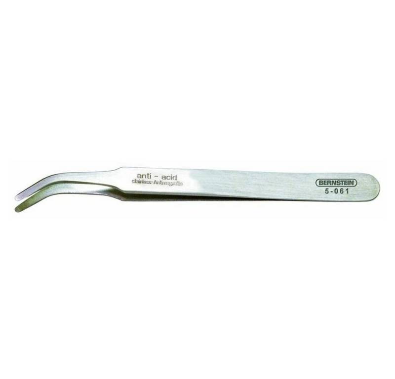 BERNSTEIN TOOLS FOR ELECTRONICS Pinzette SMD-Pinzette abgewinkelt, flach-breit von BERNSTEIN TOOLS FOR ELECTRONICS