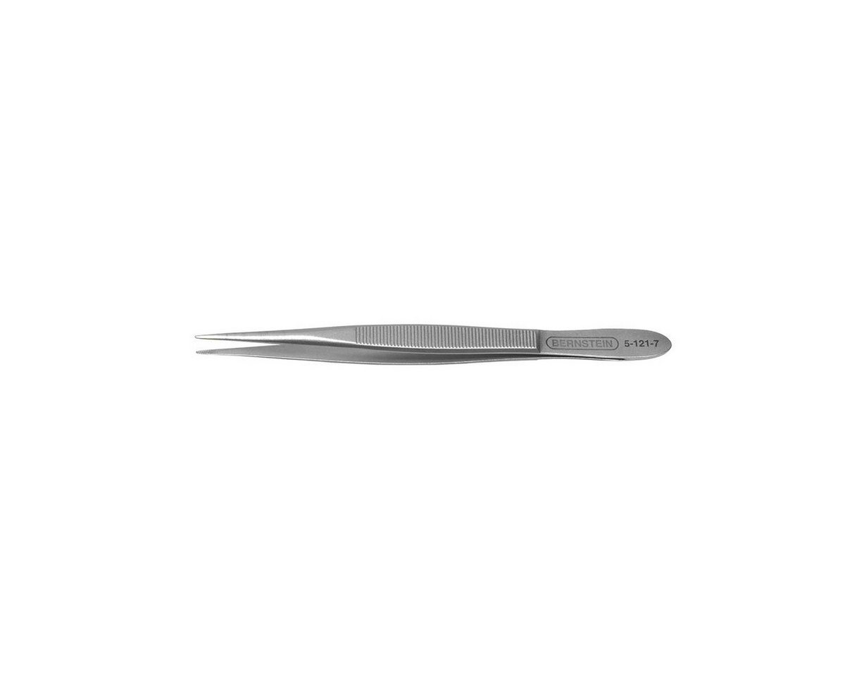 BERNSTEIN TOOLS FOR ELECTRONICS Präzisionspinzette Anatomische Pinzette 120mm Form 16 Edelstahl, gezahnt von BERNSTEIN TOOLS FOR ELECTRONICS