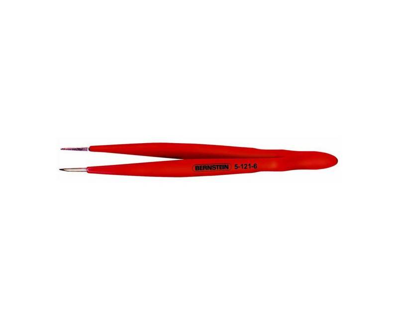 BERNSTEIN TOOLS FOR ELECTRONICS Präzisionspinzette Anatomische Pinzette 120mm Form 16 gezahnt, isoliert von BERNSTEIN TOOLS FOR ELECTRONICS