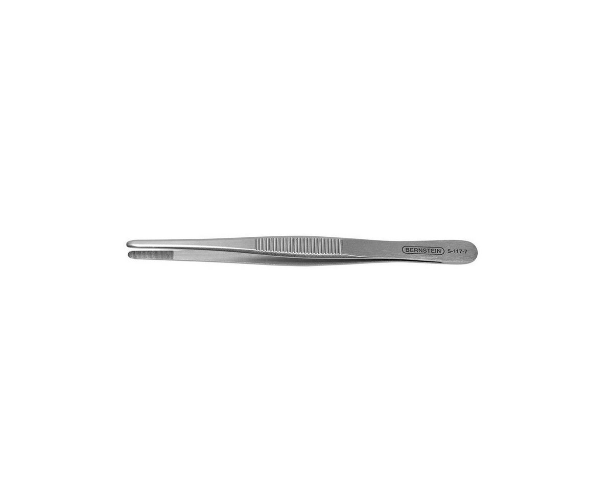 BERNSTEIN TOOLS FOR ELECTRONICS Präzisionspinzette Anatomische Pinzette 145mm 40 Edelstahl, gezahnt von BERNSTEIN TOOLS FOR ELECTRONICS