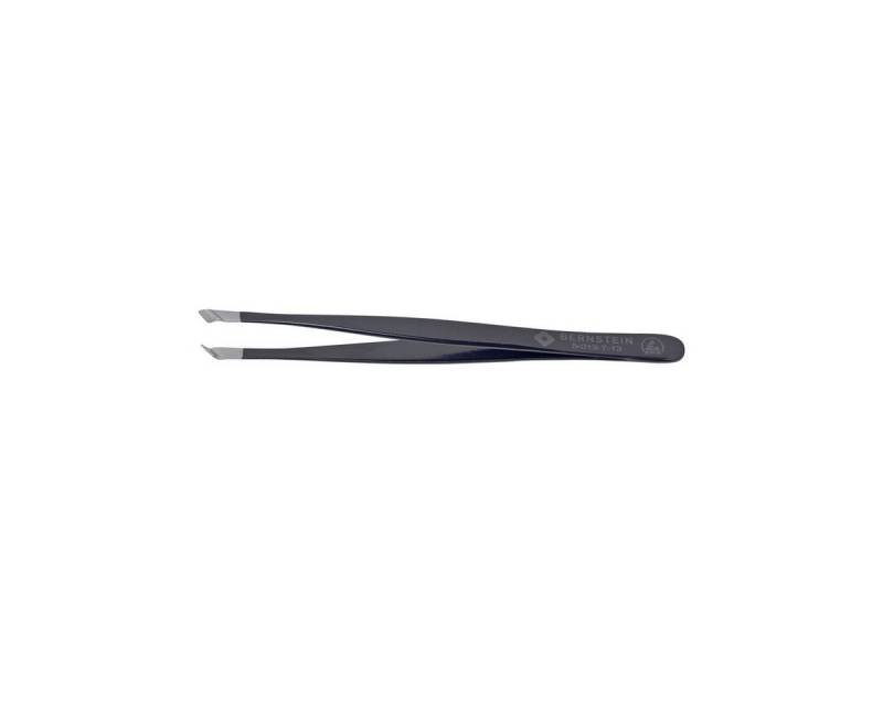 BERNSTEIN TOOLS FOR ELECTRONICS Präzisionspinzette ESD Bestückungspinzette 125mm Form 63 Edelstahl diagonal-Ø 1,5x5mm abl, ESD Produkt von BERNSTEIN TOOLS FOR ELECTRONICS