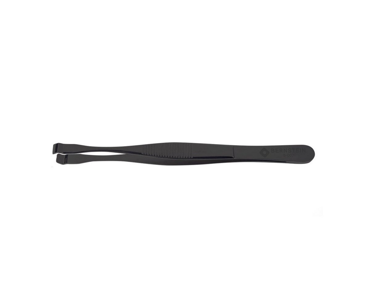 BERNSTEIN TOOLS FOR ELECTRONICS Präzisionspinzette ESD Bestückungspinzette 145mm Greifbacken Ø 5x5mm ableitfähig, ESD Produkt von BERNSTEIN TOOLS FOR ELECTRONICS