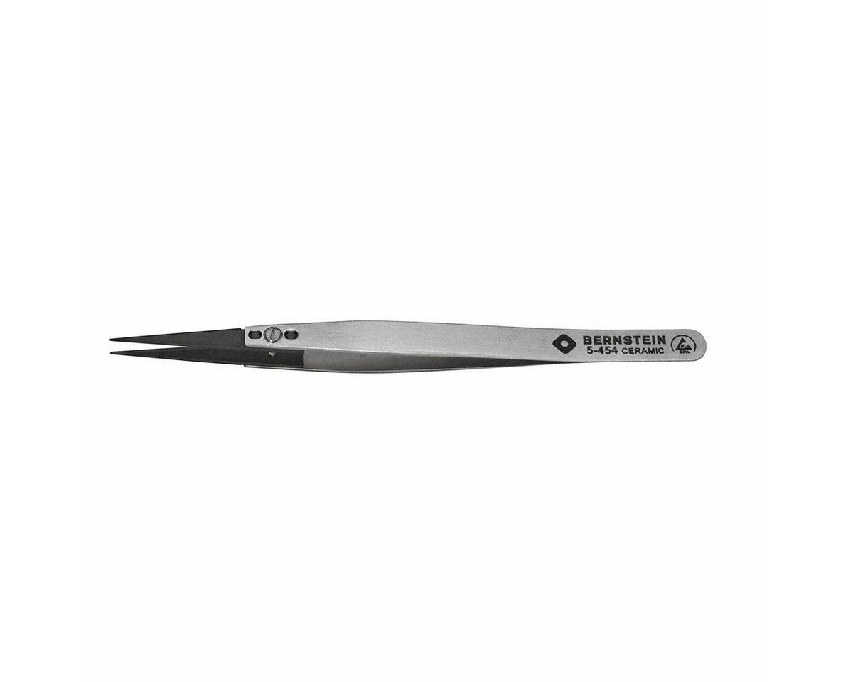 BERNSTEIN TOOLS FOR ELECTRONICS Präzisionspinzette ESD Keramik Pinzette mit auswechselbaren Spitzen 0,7mm breit, ableitfä, ESD Produkt von BERNSTEIN TOOLS FOR ELECTRONICS