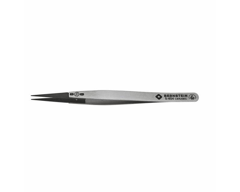 BERNSTEIN TOOLS FOR ELECTRONICS Präzisionspinzette ESD Keramik Pinzette mit auswechselbaren Spitzen 0,7mm breit, ableitfä, ESD Produkt von BERNSTEIN TOOLS FOR ELECTRONICS