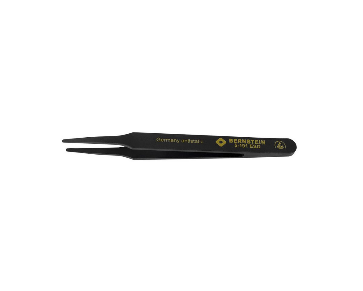 BERNSTEIN TOOLS FOR ELECTRONICS Präzisionspinzette ESD Kunststoff Präzisionspinzette 120mm Form 2a Spitze 2mm breit, ESD Produkt von BERNSTEIN TOOLS FOR ELECTRONICS
