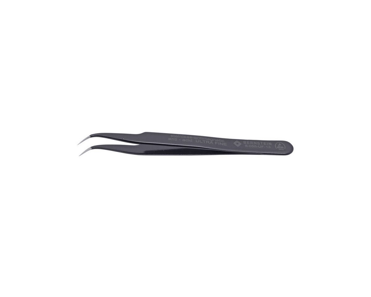 BERNSTEIN TOOLS FOR ELECTRONICS Präzisionspinzette ESD SMD Pinzette ULTRA FINE 120mm Form 7a Edelstahl Winkel 40° sehr sp, ESD Produkt von BERNSTEIN TOOLS FOR ELECTRONICS
