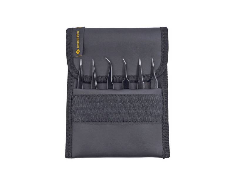BERNSTEIN TOOLS FOR ELECTRONICS Präzisionspinzette ESD SMD Pinzetten Satz ULTRA FINE 6-tlg, ESD Produkt von BERNSTEIN TOOLS FOR ELECTRONICS