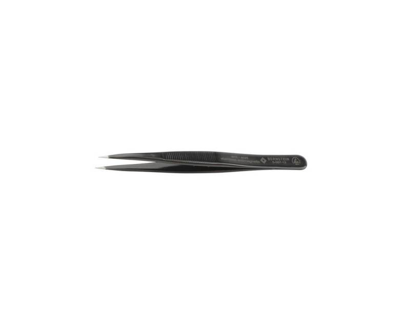 BERNSTEIN TOOLS FOR ELECTRONICS Präzisionspinzette ESD SMD Universal-Pinzette 110mm Form AC Edelstahl, kurz stabil, ablei, ESD Produkt von BERNSTEIN TOOLS FOR ELECTRONICS